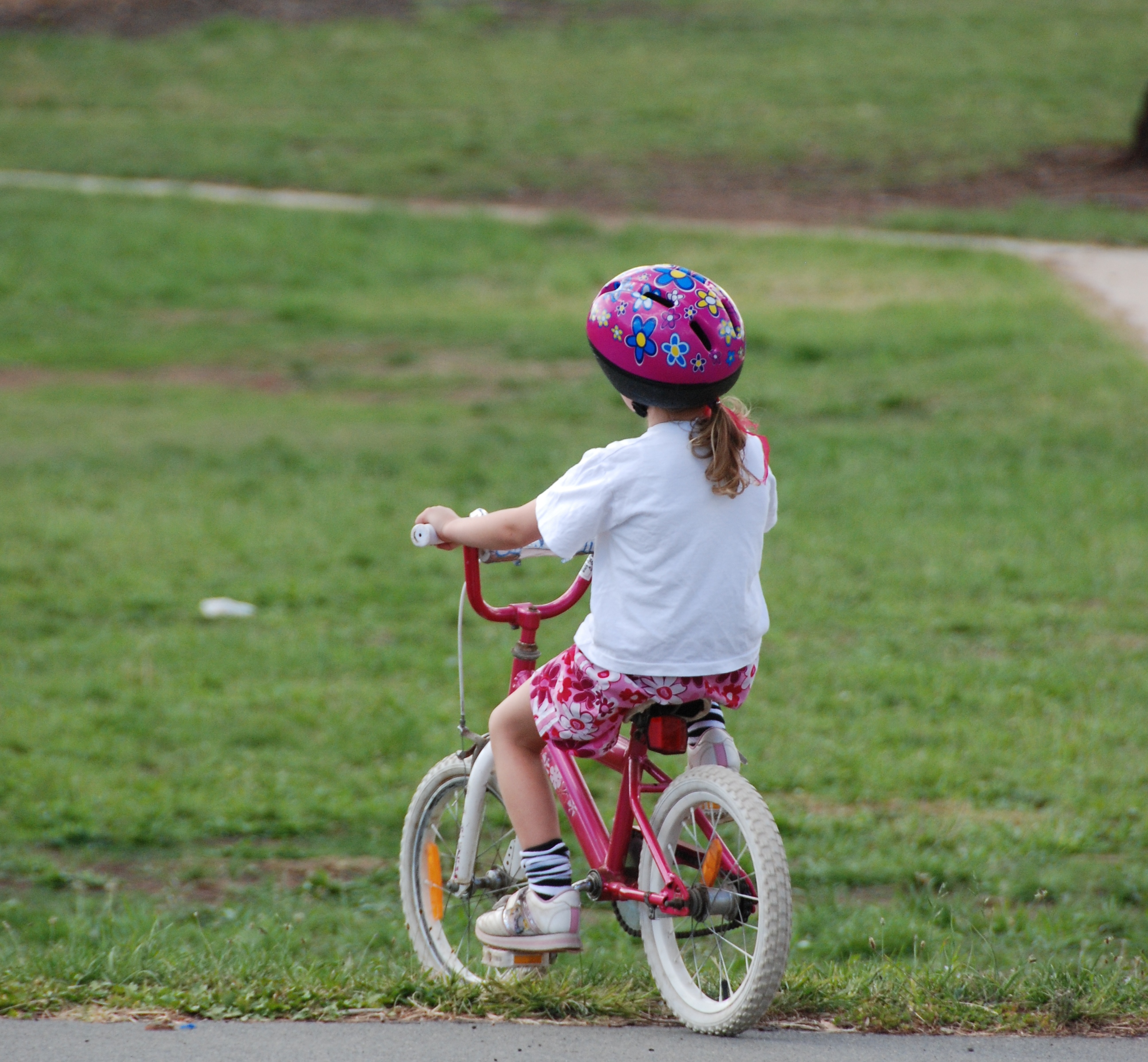Child Riding Bike